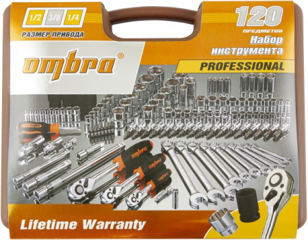Набор инструмента Ombra 911120 (120 пр)