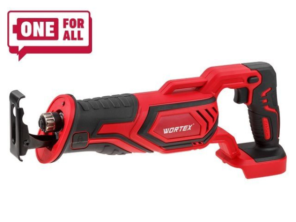 Аккум. сабельная пила WORTEX CSR 1118 E в кор. ALL1 XLT SOLO 18В, дер. 115 мм