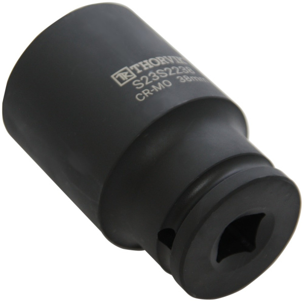 Головка торцевая ударная глубокая 12-гранная Thorvik S23S2222 (1/2"DR, 22 мм)