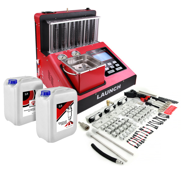 Установка для тестирования и очистки форсунок FSI, GDI и MPI Launch CNC-605A GDI LNC-104