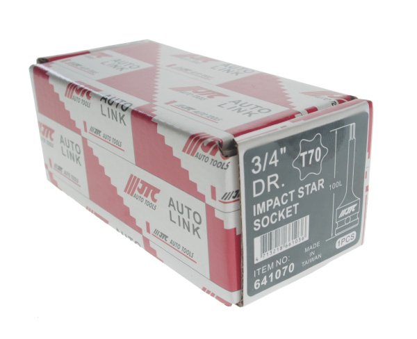 Головка торцевая ударная JTC-641070 (3/4", TORX, T70)
