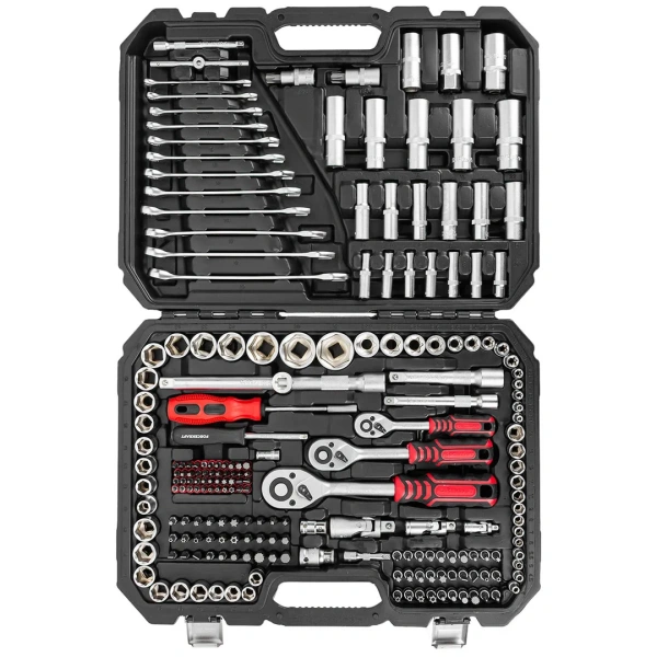 Набор инструментов 216пр. 1/4''3/8''1/2''(6гр, 12гр)