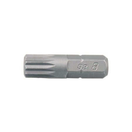 Вставка (бита) торцевая 1/4" SPLINE, М4, L = 25 мм KING TONY 102504M