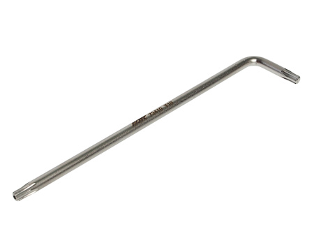 Ключ TORX Г-образный удлиненный JTC-73410 (T10H, L=90 мм)