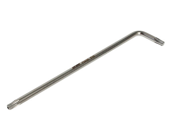 Ключ TORX Г-образный удлиненный JTC-73410 (T10H, L=90 мм)