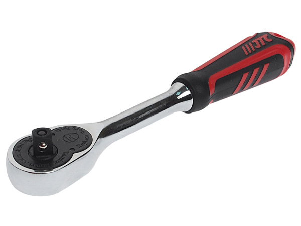 Трещотка с резиновой рукояткой JTC-3602B (1/4", 36 зубьев, 150 мм)