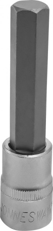 S09H4314 Насадка торцевая 1/2"DR с вставкой-битой шестигранной, H14, 100 мм
