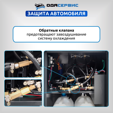 Установка для замены антифриза в системе охлаждения ОДА Сервис ODA-4010N