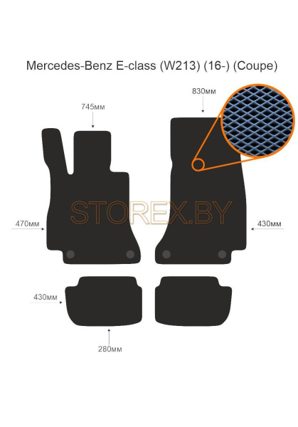 Mercedes-Benz E-class (W213) (16-) (Coupe) copy