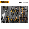 Набор инструментов "BOXER" для тележки TOLSEN TT85415-157 (12 ложементов, 157 предметов)