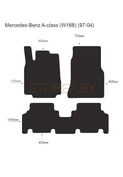 Mercedes-Benz A-class (W168) (97-04) copy