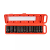 Набор ударных головок глубоких GARWIN PRO 626526-13 (78 мм, 1/2", 13 пр., 10-32 мм, в пластиковом кейсе)