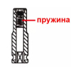 Головка торцевая ударная глубокая с магнитом Licota AG3012L (3/8", 6 гр., 12 мм)