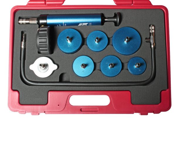 Набор инструментов для тестирования герметичности системы охлаждения грузовых автомобилей JTC-4150 (кейс)