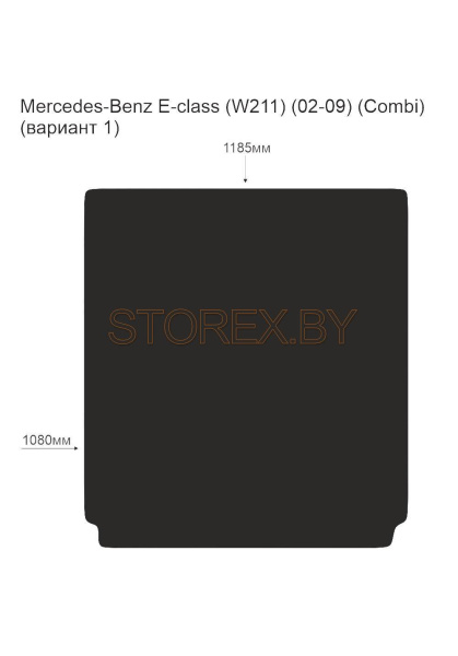 Mercedes-Benz E-class (W211) (02-09) (Combi) Багажник (вариант 1) copy