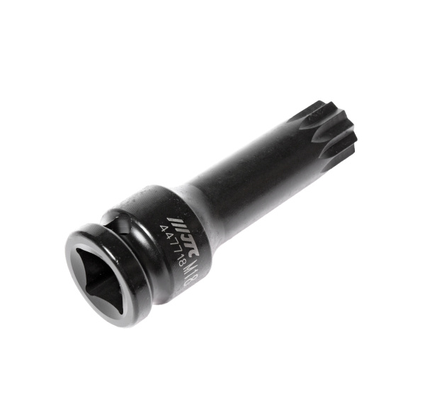 Бита-головка ударная JTC-447718 (1/2", SPLINE, М18, L=78 мм)